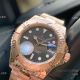 Swiss Quality Replica Rolex Yachtmaster Citizen 8215 Watch 904l Rose Gold Black Dial (6)_th.jpg